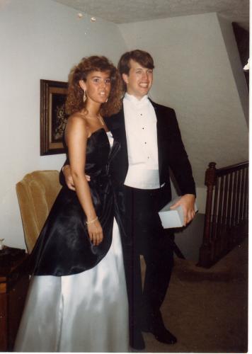 Jennifer Jamieson and Pete Stumm - Prom night 1988