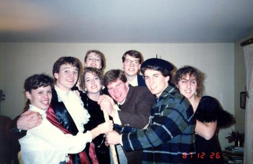 Jen Schewe, Andy Paluselli, Shelly Plesco, Michelle Rupert, Jeff Jozwiak, Mark Wainwright, Mike Miller ('87), Erin Flynn