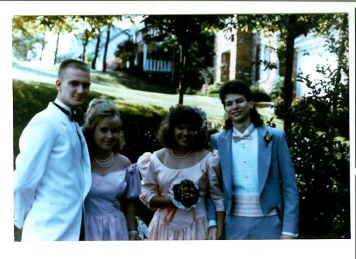 Dave Burns NA87, Ulla S. Tina G. Dave W. / Prom night