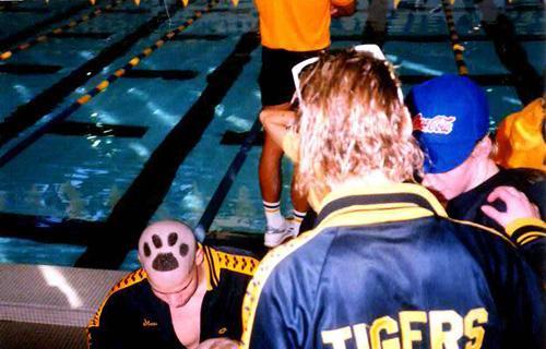 Evan Smith with the Tiger haircut.